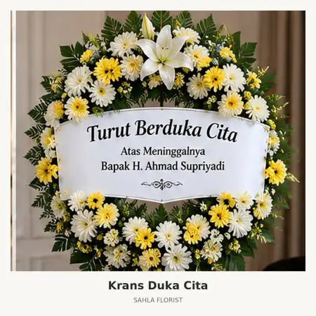 Krans Bunga Duka Kawasan Industri Makassar